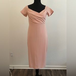 NWT - pink blush maternity dress